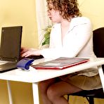 First pic of SecretaryPantyhose :: Nathan&Henrietta  furious office pantyhose sex