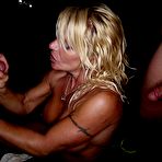 Third pic of Muscle MILF Gina at GloryHoleSecrets!