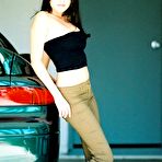 First pic of Alexa Flashes Her Big Titties By A Car