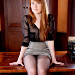 First pic of Gwen Satin Secretary Office Fantasy - Cherry Nudes