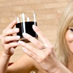 First pic of Cute blonde babe Audri Nubiles poses naked showing her soft feet also tits and pussy