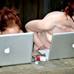 Fourth pic of SexPreviews - Hazel Hypnotic busty redhead is bound in spread her pussy made to orgasm with machine