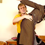 Second pic of LoveNylons :: Melanie&Rolf having furious nylon sex