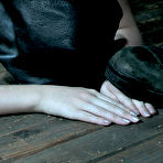 Second pic of SexPreviews - Maya Kendrick bound bitch toyed while blindfolded and humiliated in dungeon