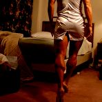 First pic of Big boobed bodybuilder Rhonda Lee with sexy round butt strips down to her bare skin