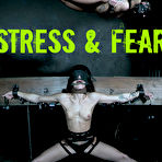 First pic of SexPreviews - Dakota Marr in net garter stockings is dungeon exposed bound and gagged