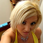 First pic of Big breasted blonde ex girlfriend can suck her own nipples | Boobs Photo
