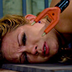 Second pic of Amazing lesbian bondage scene with lovely blondes Aiden Starr and Rain DeGrey