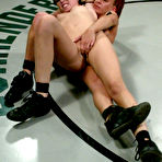 Third pic of Big breasted redhead wrestler Alexa Von Tess does her best to defeat Shannon Kelly