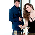 First pic of Sofia Curly slides the stud's cock inside her mouth and pussy