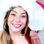 Fourth pic of Avery Cristy services a festive cock in preparation for Christmas