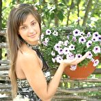 First pic of Amazing babe Melena A is a perfect chick and she is masturbating outdoors in these pics