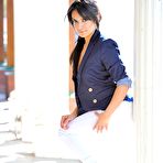 First pic of Latina cutie Jazmine FTV is stripping in the road and showing off her smooth teen cooch