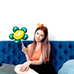 First pic of Posing naked on the couch sexy teen porn pics