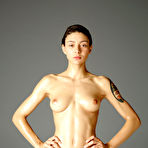 First pic of Playful teenie shows off her pink hairy clit