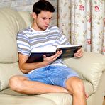 First pic of Marta takes sperm on face when reading a book - Anilos Porn Pics