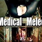 First pic of SexPreviews - Lydia Black and Ava bound in leather straight jacket with her pussy exposed