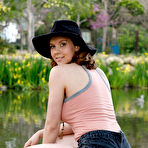 Second pic of Kayla Coyote in Denim Shorts