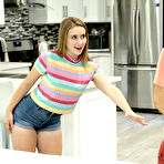 First pic of Elle McRae teaches her stepdaughter Laney Grey how to fuck
