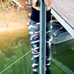 Fourth pic of Bailey Knox Dock Flashing Nude Pictures - Bunnylust.com