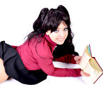 Second pic of Rin Tohsaka Fate Stay Night Cosplay Mate - Cherry Nudes