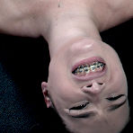 Second pic of SexPreviews - Lexxxi Nicole busty in sexy stockings is rope bound her naked body toyed in dungeon