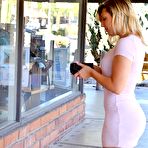 Third pic of A sexy blonde and her friend play in public - FTV Girls Pics