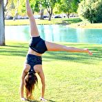 First pic of Sporty Zoe FTV works out on a green lawn - FTV Girls Pics