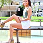 Third pic of Long-legged Zoe FTV goes riding in a tiny skirt - FTV Girls Pics