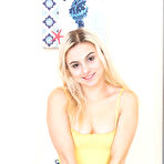 First pic of Aria Banks Petite Blonde Shows Pink