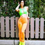 Second pic of Diana Grace slides his long pole deep into her butt hole