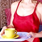 Fourth pic of Putting On Her Red Nightie
