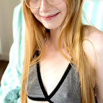 Third pic of Petite Nymphet Nerdy Blonde With Tiny Tits