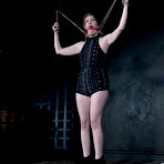 Third pic of SexPreviews - Sonia Harcourt long hair redhead is bound in rope her pussy toyed to orgasm