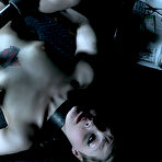 Second pic of SexPreviews - Arielle Aquinas petite tattoo blonde is cross bound exposed with masturbation