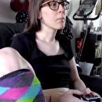 First pic of Nerdy amateur girlfriend warming up before fucking at AmateurPorn.me