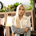 First pic of Abella Danger Office Blonde in Leather Pants