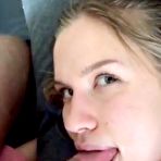 Second pic of 22yo amateur kinky girlfriend giving a POV blowjob at AmateurPorn.me