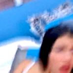 Second pic of Brunette Latina in bikini fucked hard in live sex show at AmateurPorn.me