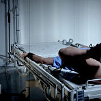 Third pic of SexPreviews - London River busty blonde is spread bound for toying by kinky doctor