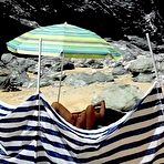 First pic of Amateur wife masturbating on public beach at AmateurPorn.me