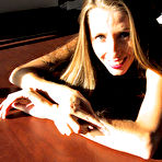 First pic of Lori Anderson gives a smile and makes her playful eyes on you as she shows off her hairy arms
