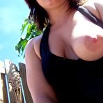 Fourth pic of 
Milf Toni Flashing For The Neighbors 