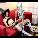 Third pic of Cam girl celebrating the Halloween at AmateurPorn.me