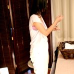 First pic of Oiled games with cute japanese woman