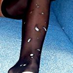 Second pic of Spunk on her stockings! - 20 Pics | xHamster