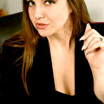 First pic of Sadie Holmes Hot Businesswoman Shows Pink