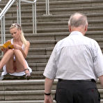 Third pic of Blonde Reading Upskirt Frivolous Dress Order 12 Nude Pics