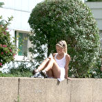 Fourth pic of Blonde Reading Upskirt Frivolous Dress Order 12 Nude Pics