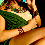 Third pic of Naked inked asian Rae Malaya with small tits and nice ass poses naked in the dark